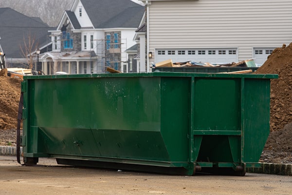 you can rent a construction dumpster for a specified period of time based on your project needs